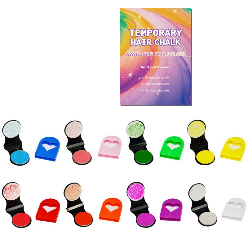 🔥Last Day 46% OFF - 🌈12-Color Temporary Hair Chalk Applicator Set