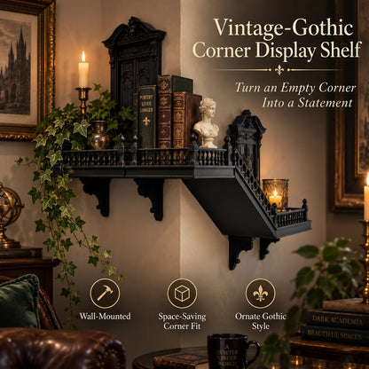 🖤 Gothic Miniature Architecture Wall Shelf