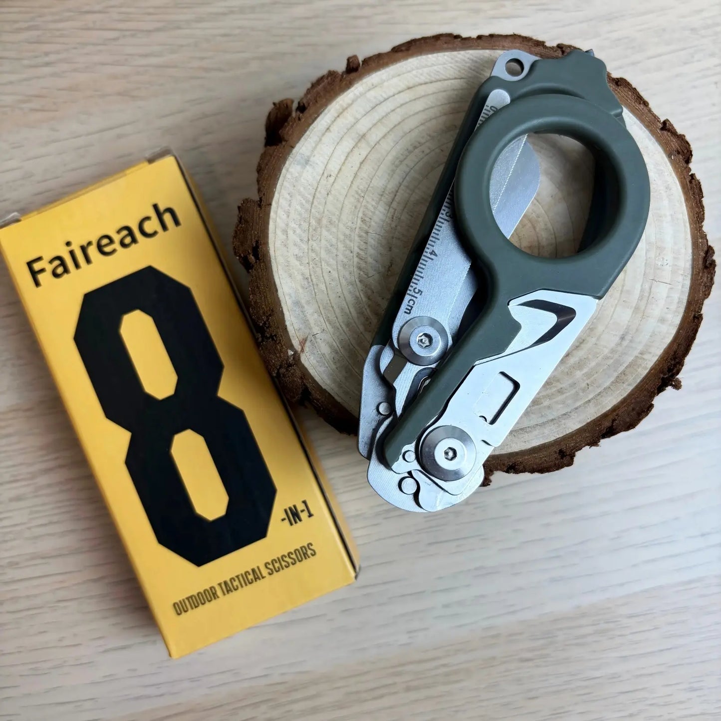 8-in-1 Tactical Folding Scissors
