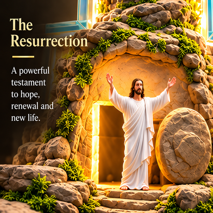 ✨ Last Day – 49% OFF!✝️The Story of Jesus in 6 Scenes Cross Lamp