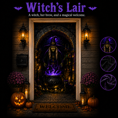 🎃Halloween Portal Door Curtain – Realistic Spooky Door Decor