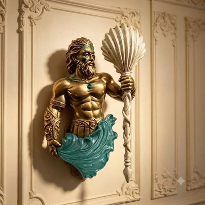 🔥HOT SALE!🧜‍♀️Hand-Painted Mermaid Wall Sconce – Nautical & Artisan Design
