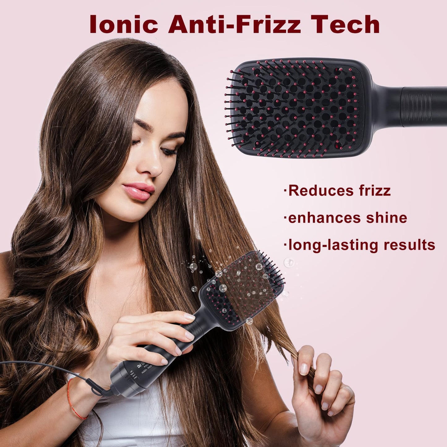 3 in 1 Comfort Comb Design Multifunctional Hair Dryer, Fast Drying Hair Styling Tool, Hairdressing Comb Hot Air Brush, Makeup Products, Hair Straightener Comb