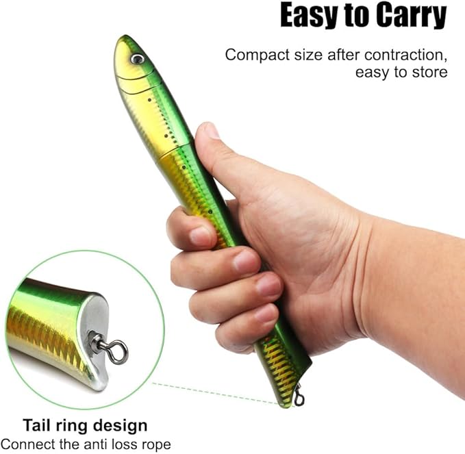 Telescopic fishing rod 🎣 - Enjoy the freedom of portable fishing anytime, anywhere 🐟