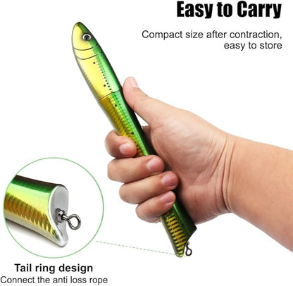 Telescopic fishing rod 🎣 - Enjoy the freedom of portable fishing anytime, anywhere 🐟