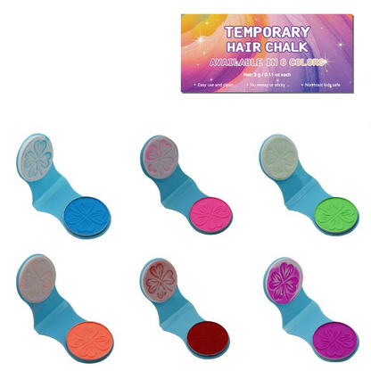 🔥Last Day 46% OFF - 🌈12-Color Temporary Hair Chalk Applicator Set