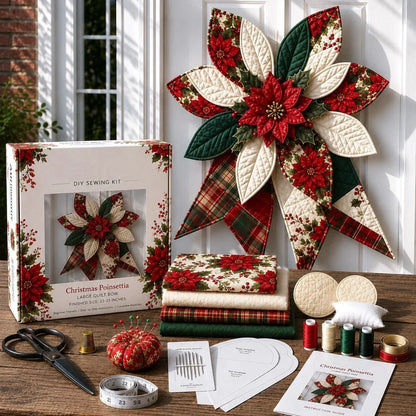 🔥HOT SALE🔥 Last Day 50% OFF - Large Patchwork Bow Sewing Kit