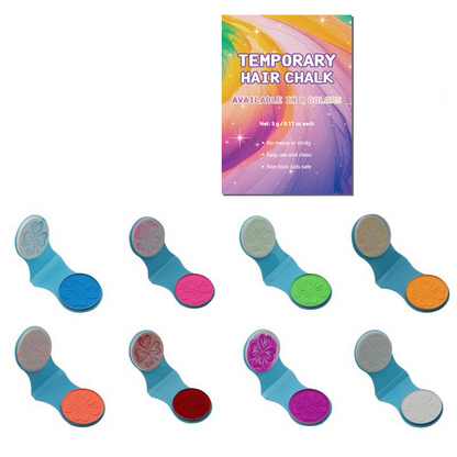 🔥Last Day 46% OFF - 🌈12-Color Temporary Hair Chalk Applicator Set