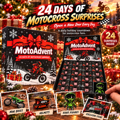 (🎁Last Day 49% OFF)🏍️Motocross Advent Calendar | 24 Days of Rider Themed Gifts