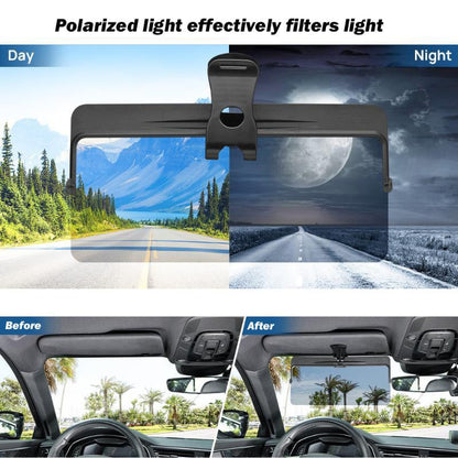 🔥Last Day 49% OFF🚗Universal Car Sun Visor With Polarized Glare Protection