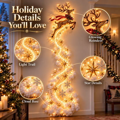 ✨Christmas Magic Trail Wall Light - A Little Christmas Magic, Right on Your Wall