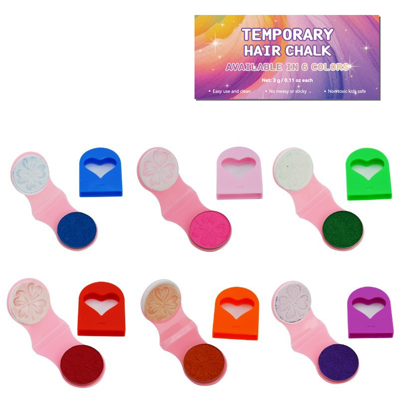 🔥Last Day 46% OFF - 🌈12-Color Temporary Hair Chalk Applicator Set