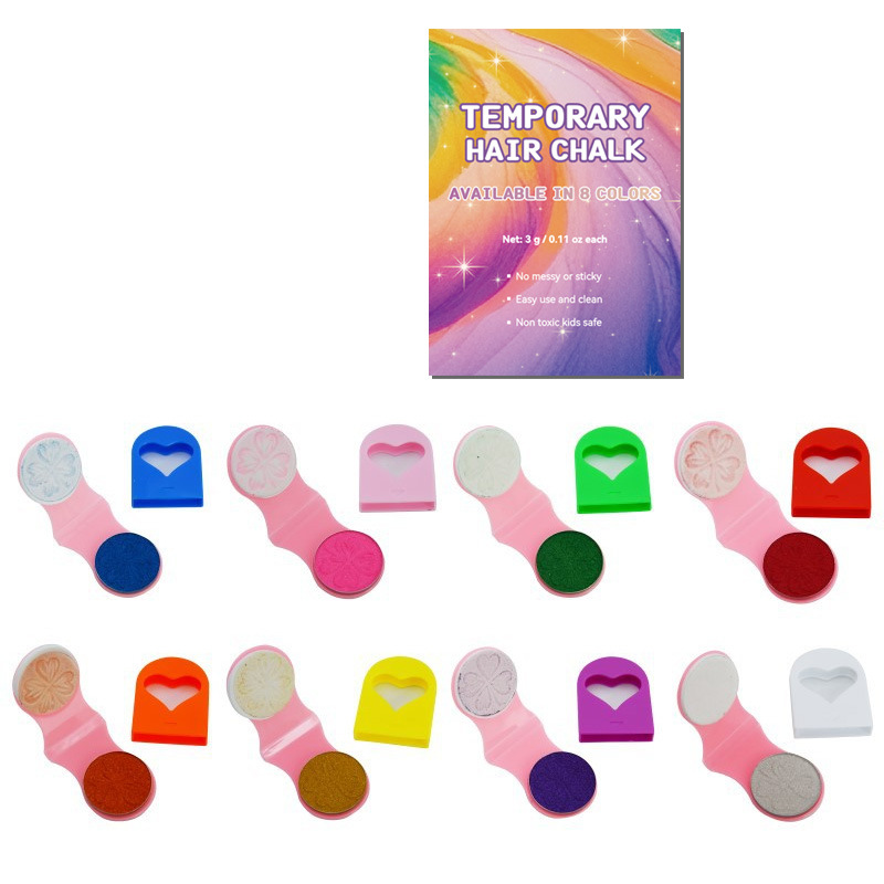 🔥Last Day 46% OFF - 🌈12-Color Temporary Hair Chalk Applicator Set
