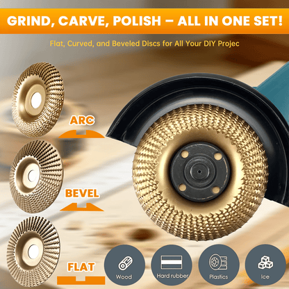 🔥🔥🔨3PCS Wood Carving Disc Set