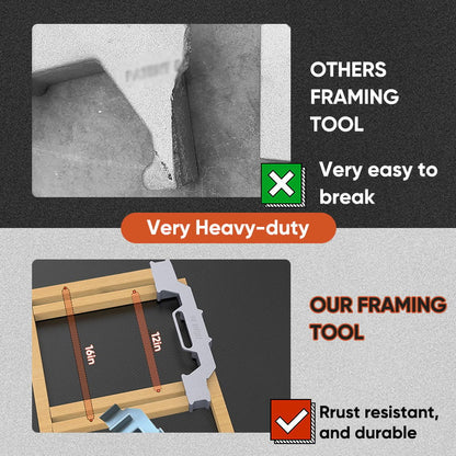 Framing Tool, 12/14/16 Inch On-Center Stud Layout Tool