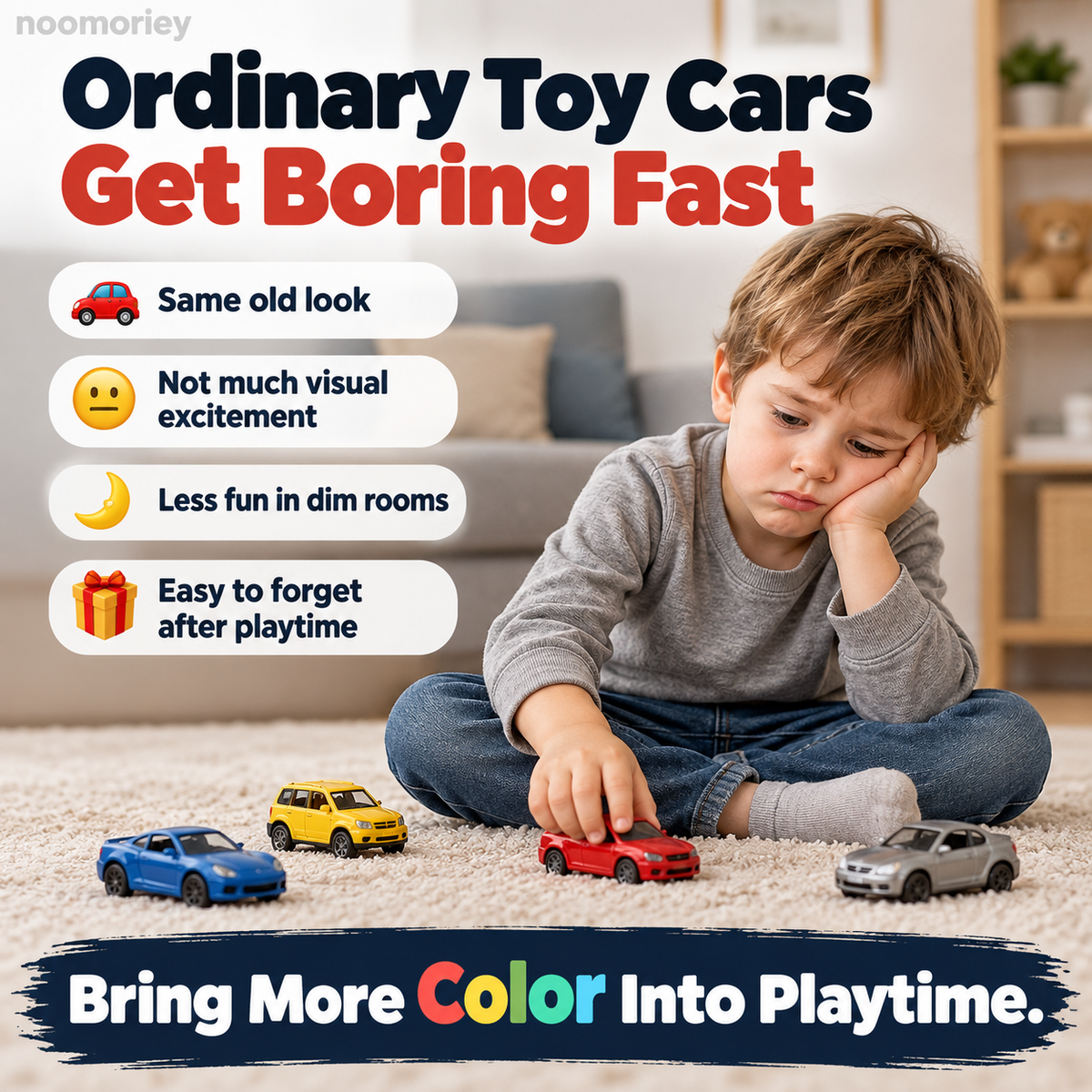💕Glowing Monster Big Foot Toy Car