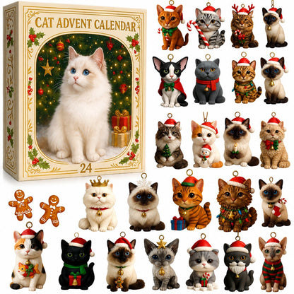 🎄LAST DAY 49% OFF -💥Advent Calendar 2026 Cat Advent Calendar - Giftfor Adults Friends CatOwners and Lovers Christmas Holiday Countdown Gift