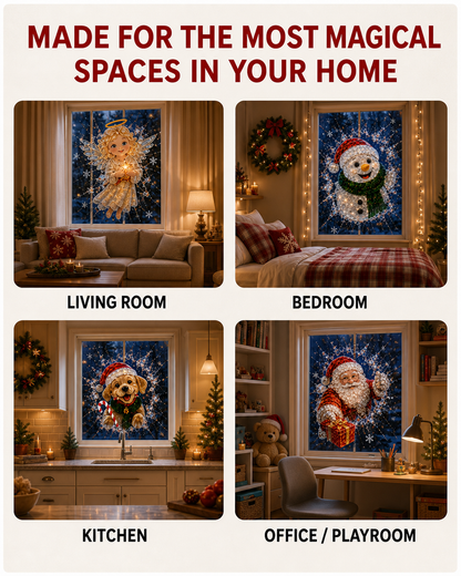 😍Santa Claus window stickers