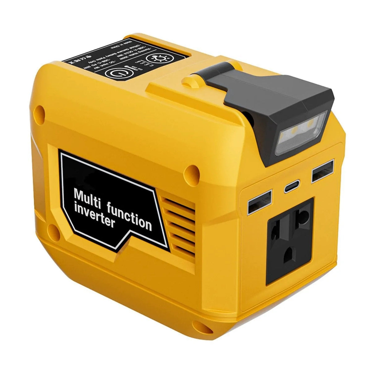 🔥250W Portable Power Inverter – Turn 18V–21V Tool Batteries Into 220V AC Power 🔋