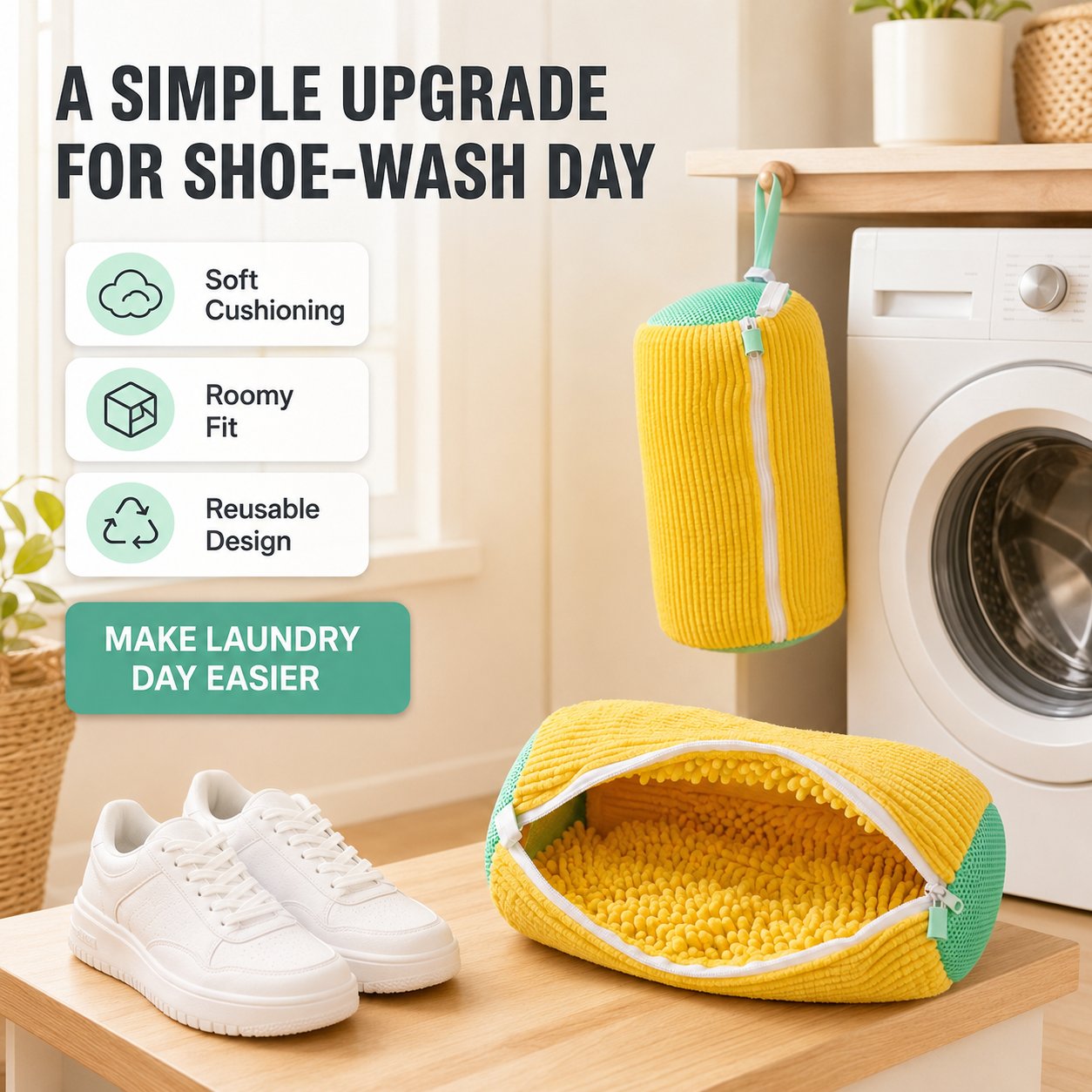 ⚡ Limited-Time 50% OFF – Laundry Shoe Washing Bag for Washing Machine