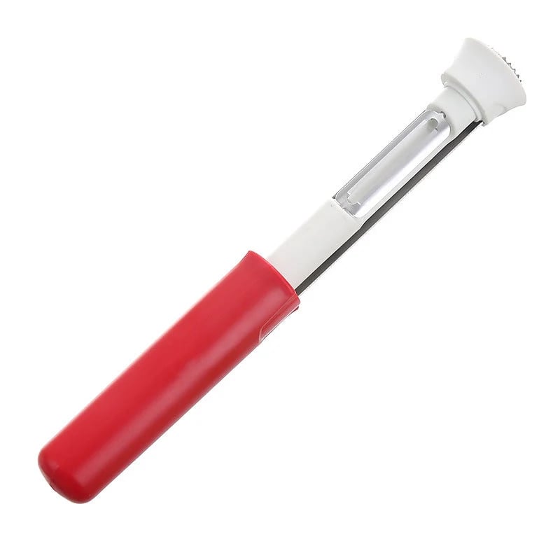 🥳2026 HOT SALE🥳💞50K+ SOLD!🔪🛒 BOGO + 50% OFF! The 2-in-1 Kitchen Hero: Core & Peel with a Twist. Stainless Steel Fruit Tool! 🍎⏱️