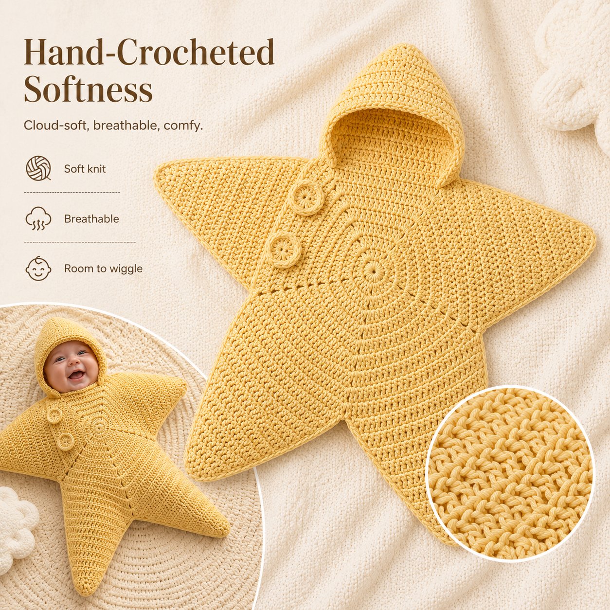 ⭐Cozy Baby Star's Suit - ❤️Suitable For Most Children