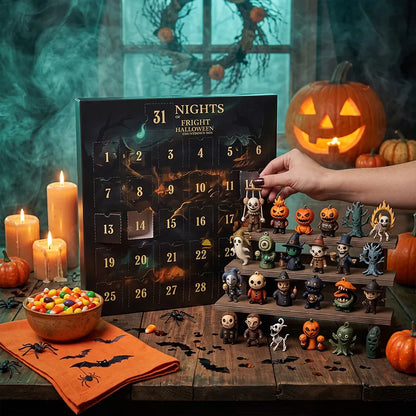🎃2026 Halloween Countdown Advent Calendar Gift Box - 31 Nights of Fright Blindbags Surprise Set👻
