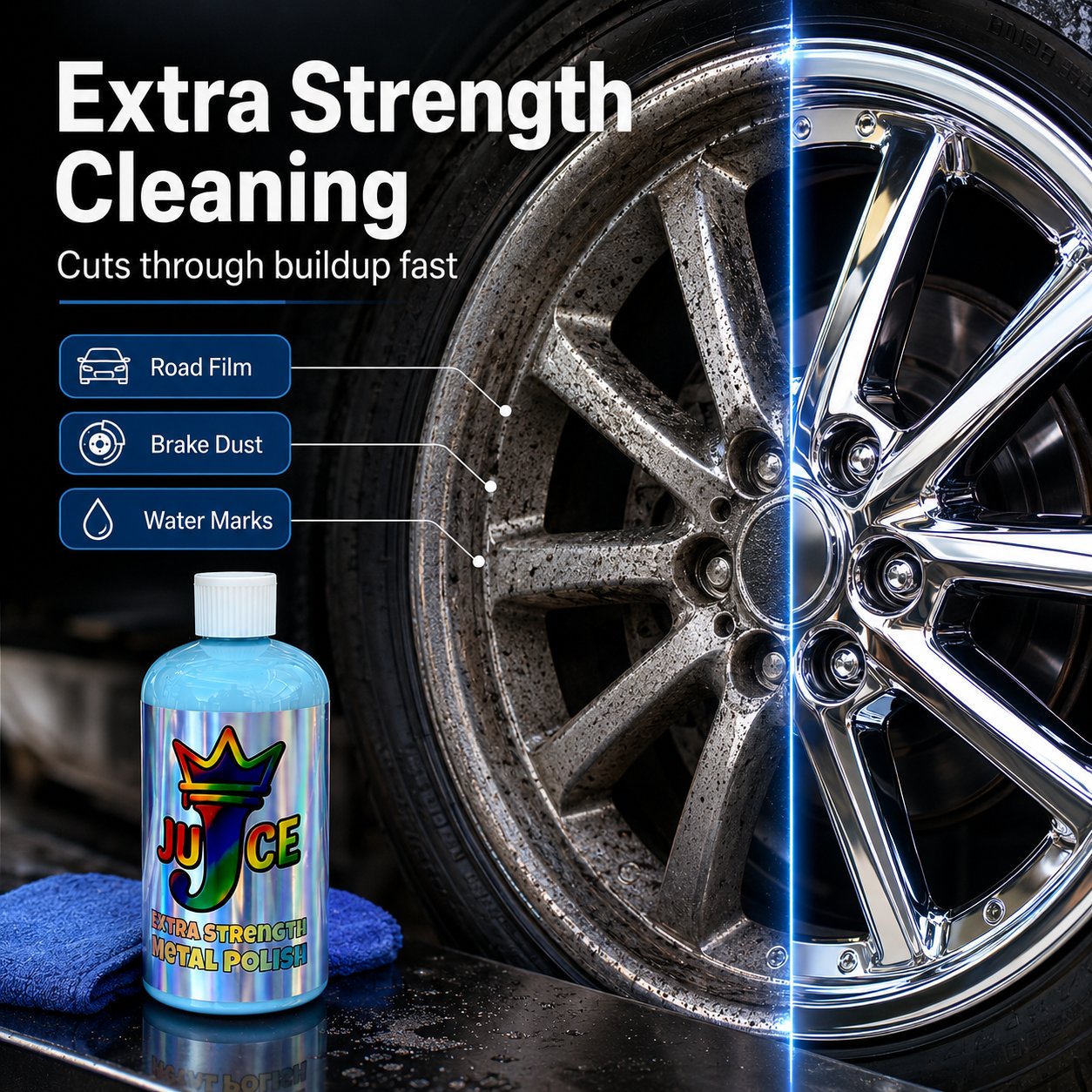 ✨J. Juice Polish Complete Metal Polish & Shine Restoration Kit