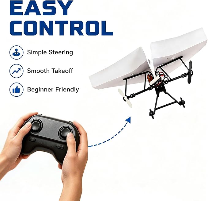 RC Paper Airplane Kit, DIY RC Plane for Hobbyists
