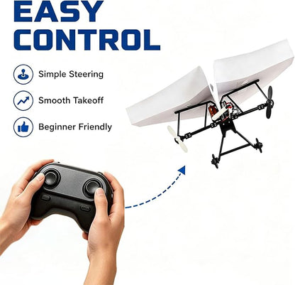 RC Paper Airplane Kit, DIY RC Plane for Hobbyists