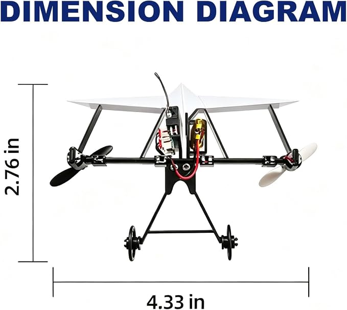 RC Paper Airplane Kit, DIY RC Plane for Hobbyists