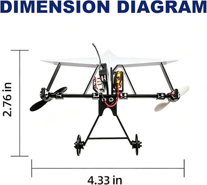 RC Paper Airplane Kit, DIY RC Plane for Hobbyists