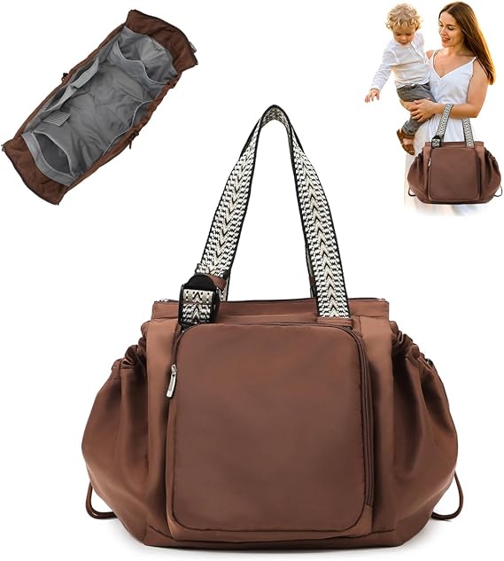 Everyday Convertible Backpack Tote Bag, 15 Pockets | Water-Resistant, Lightweight