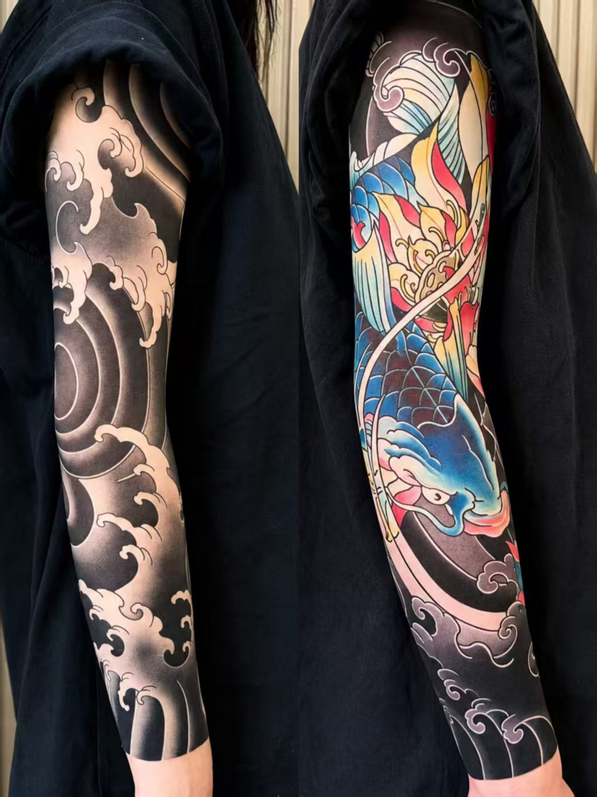 🖤 UV Protection Tattoo Arm Sleeves for a Cool Streetwear Look 🔥