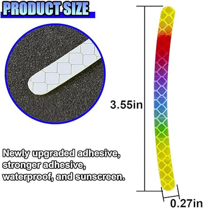 20PCS Car Wheel Stripe Reflective Stickers