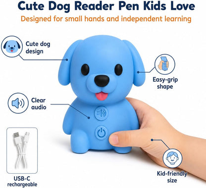 Phonics Learning Toy with Reader Dog, 148 Pages, 90 Stickers, Ages 3-8