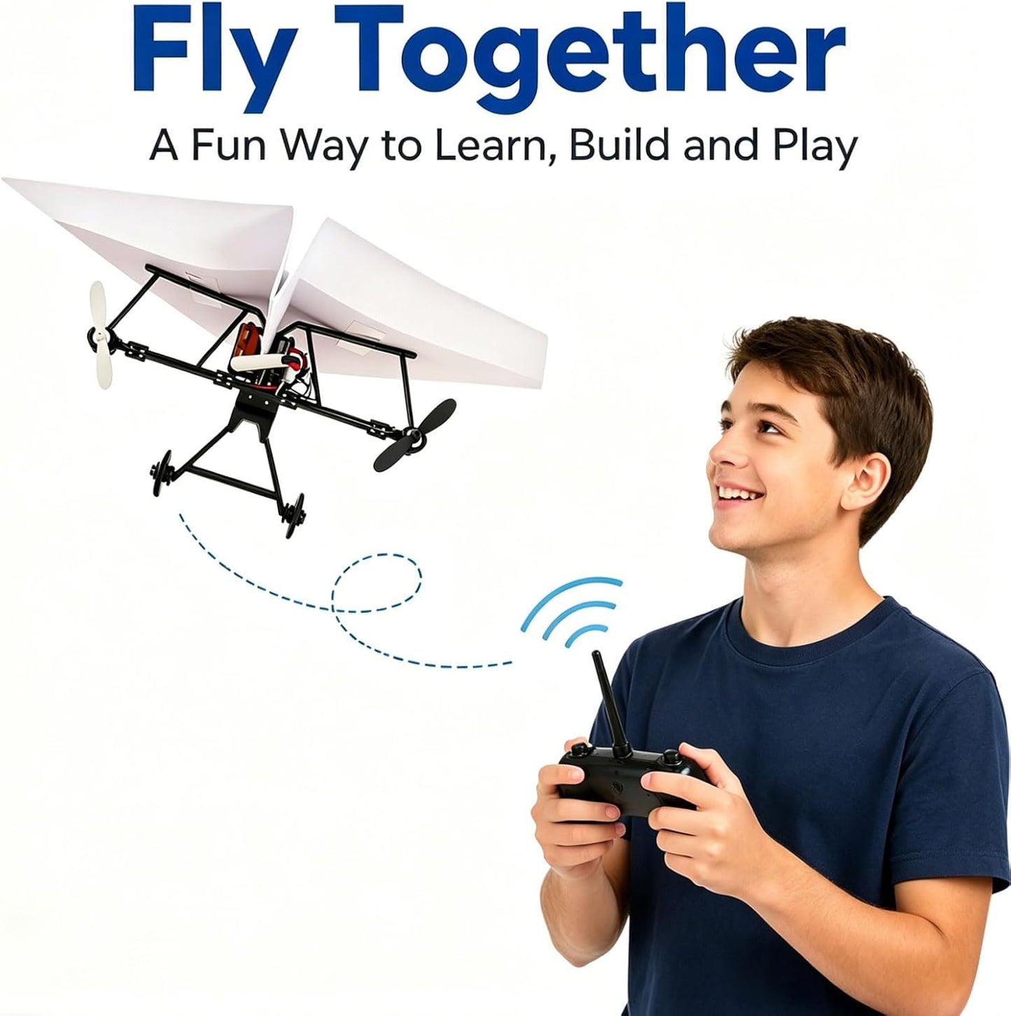 RC Paper Airplane Kit, DIY RC Plane for Hobbyists