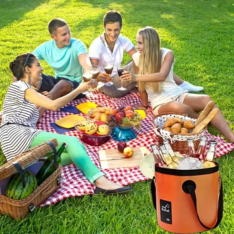 🪣20L Portable Folding Water Storage Bucket🚰Your Go‐Anywhere Water Companion