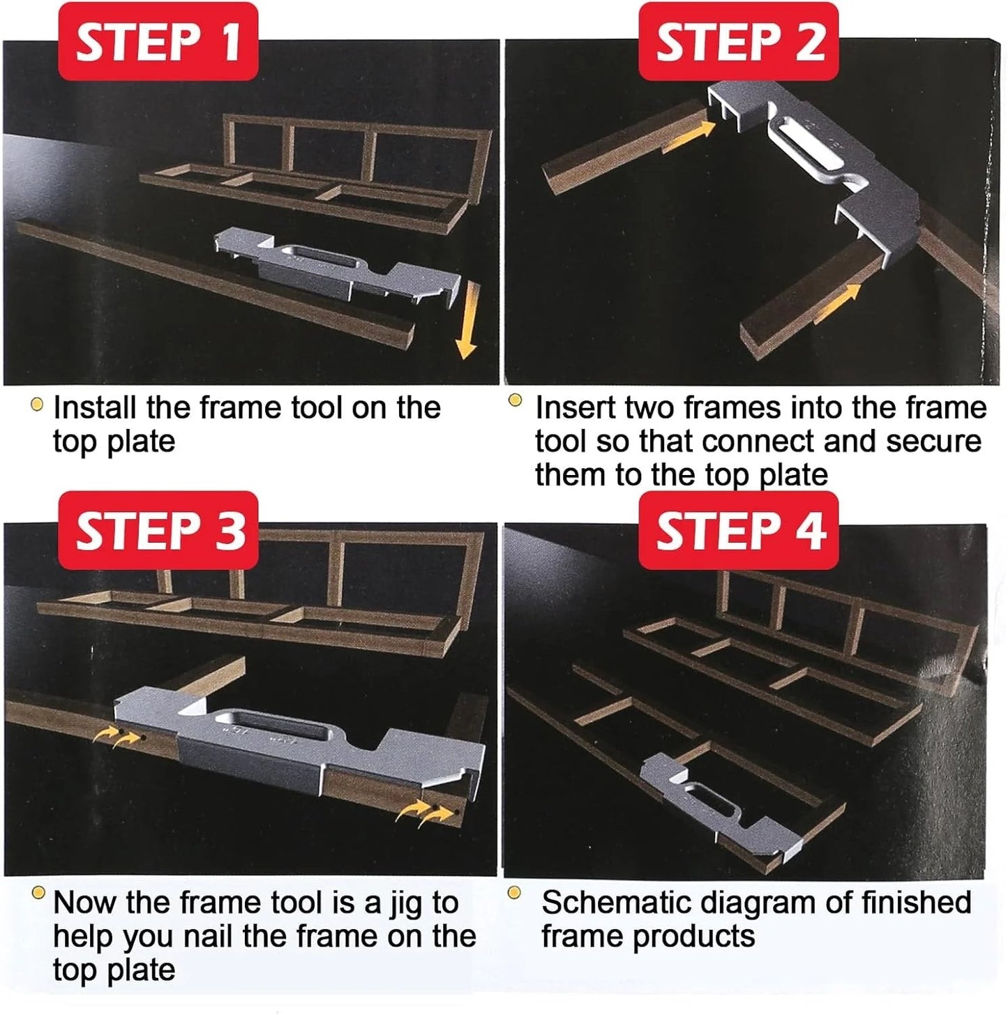 Framing Tool, 12/14/16 Inch On-Center Stud Layout Tool
