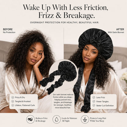 BUY 1 GET 1 FREE🔥 Silk Bonnet for Long Curly Hair