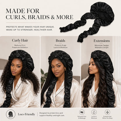 BUY 1 GET 1 FREE🔥 Silk Bonnet for Long Curly Hair