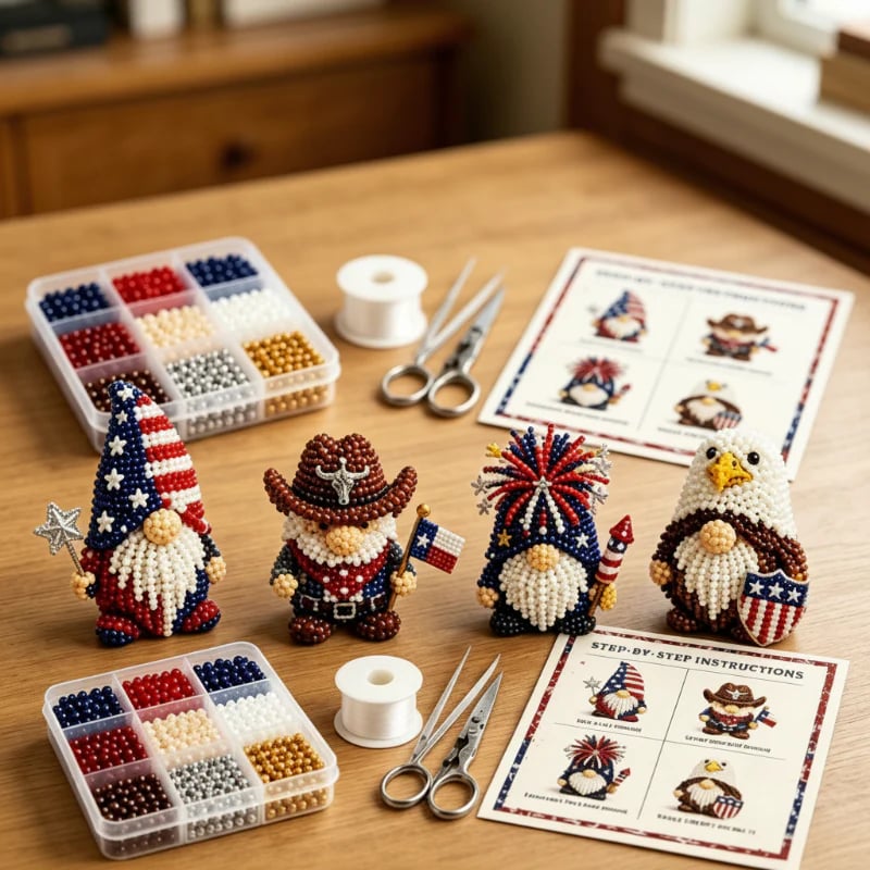 3D Beaded Animal DIY Craft Kit