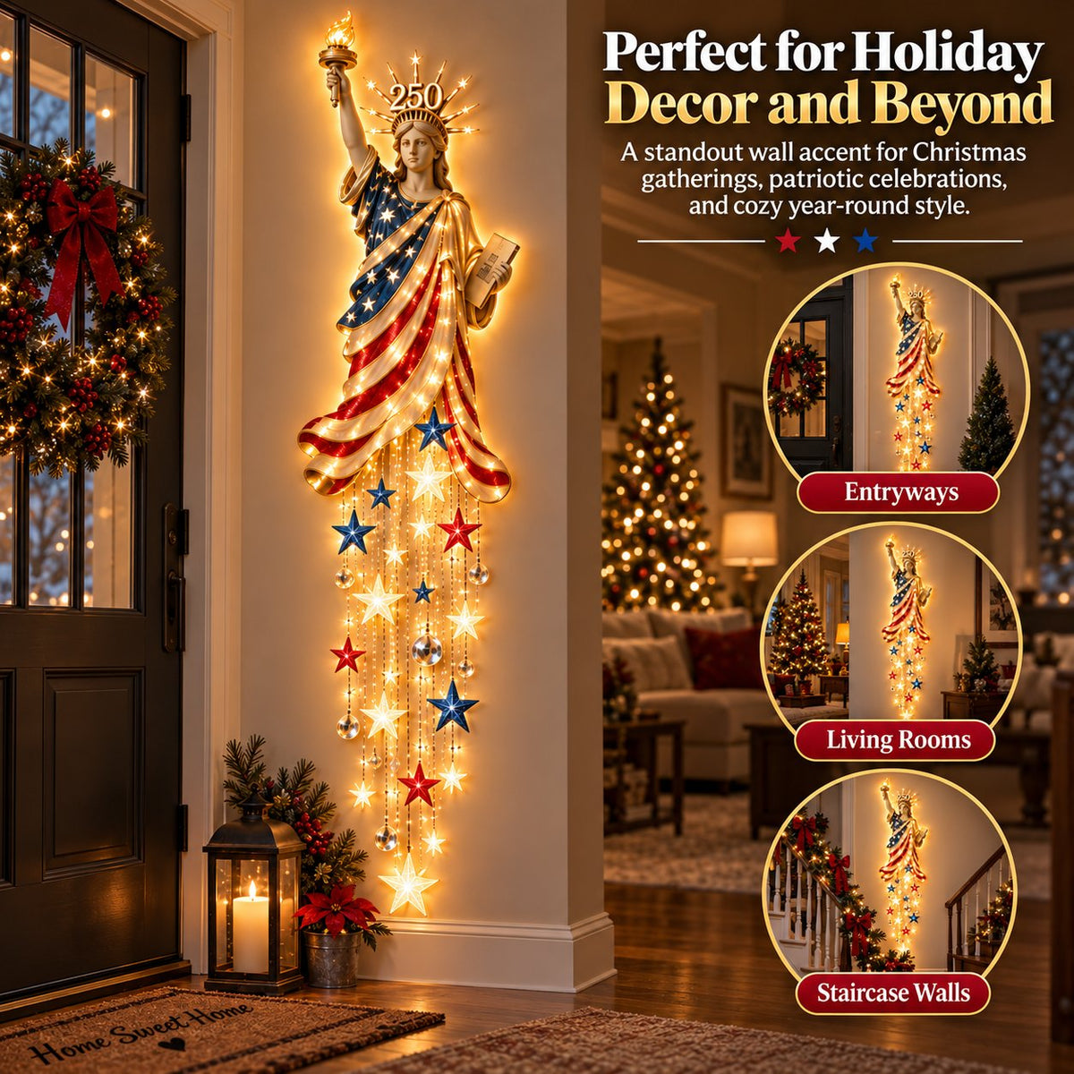 🇺🇸 250th Anniversary Liberty Wall Light