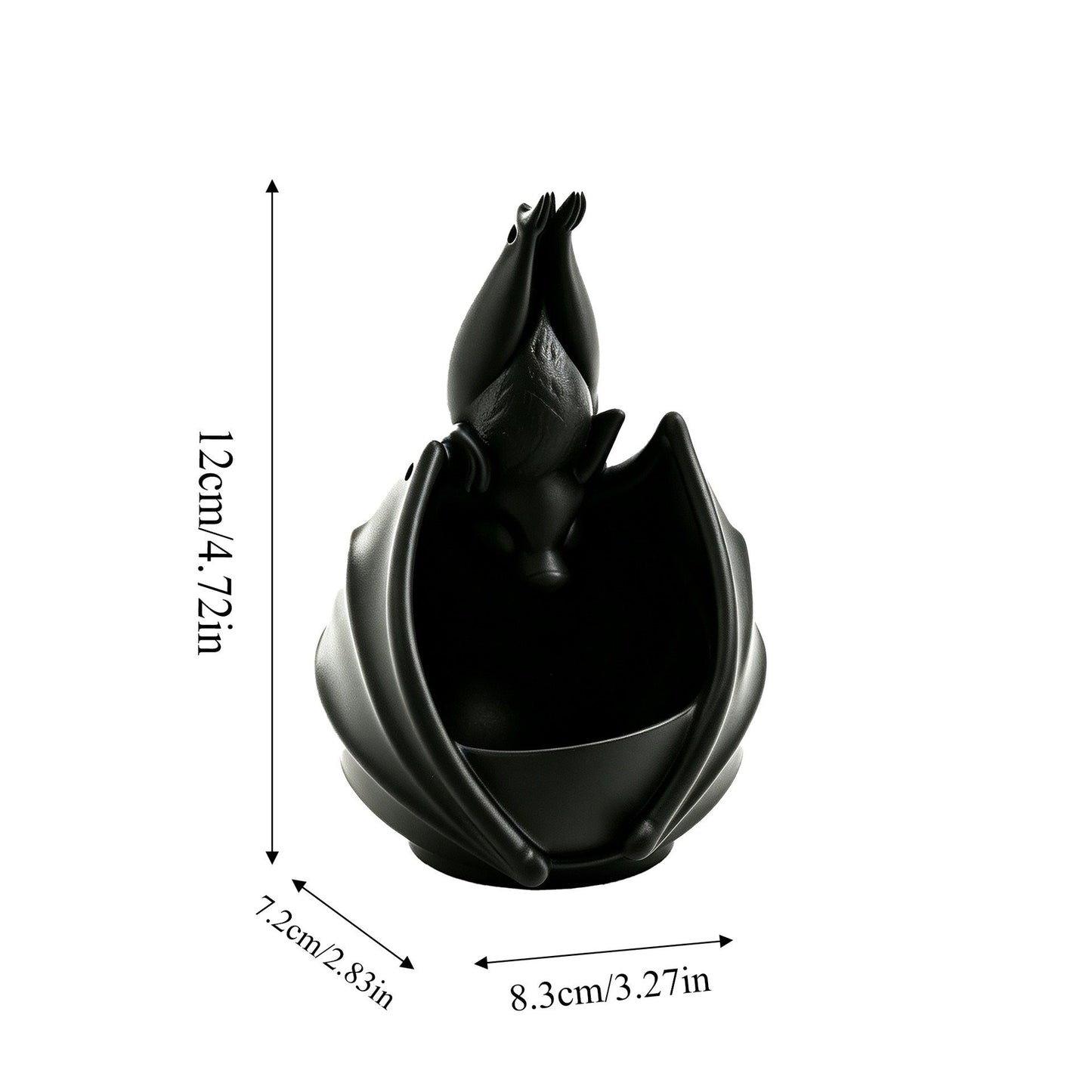🦇 Upside‑Down Hanging Bat Planter