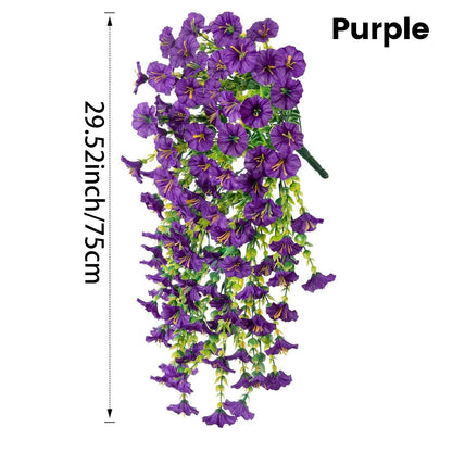 🌺 UV Resistant Hanging Artificial Morning Glory Vine 💖