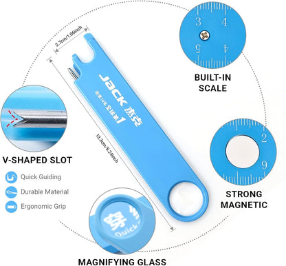 🧵 JACK 3-in-1 Quick Sewing Machine Needle Threader