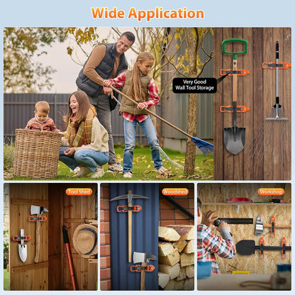 🔧All-Weather Metal Shovel Bracket | Rust-Proof Roof Rack Organizer Set – Holds Up to 124lbsA