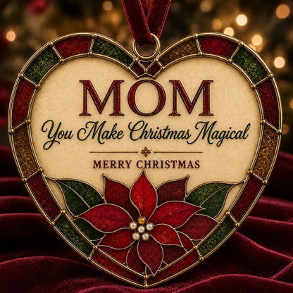 ✨ Heartfelt 'Stained-Glass Style' Christmas Ornaments | The Perfect Holiday Gift for Everyone You Love ❤️🎄
