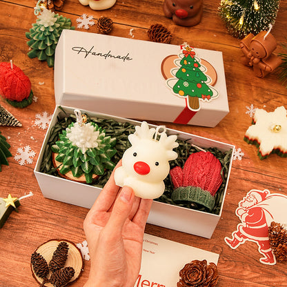 🎅Handmade Christmas Scented Candle Gift Set: A Festive Essential for Atmosphere & Gifting🕯️🎄