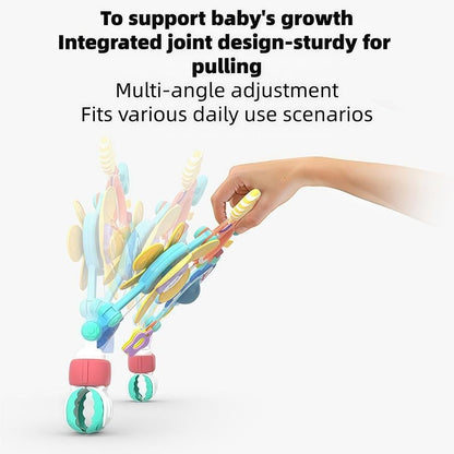 🎁Perfect Gift for Kids🎁Baby Stroller Hanging Toy, Multifunction Interactive Play Sensory Toy for Early Learning and Baby Entertainment